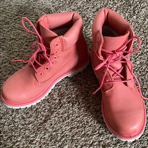 COPY - Coral Timberland Boots